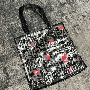 3/$10 DSW transparent tote bag